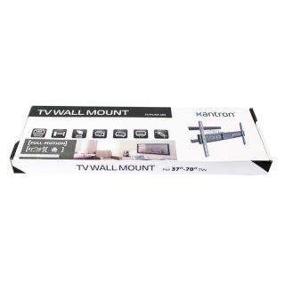 Wandhalterung für TV Monitore 37-70 vollbeweglich ausziehbar neigbar ultraflach SLIMLINE-600