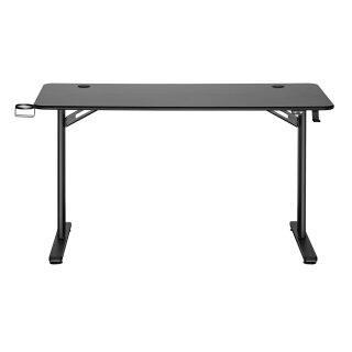 Xantron® Gaming Schreibtisch mit LED 136x60cm Gaming Tisch schwarz